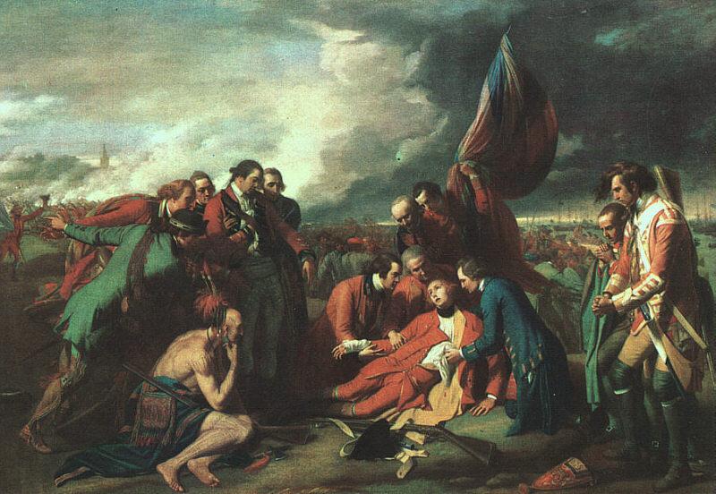 Benjamin West The Death of Wolfe oil painting image